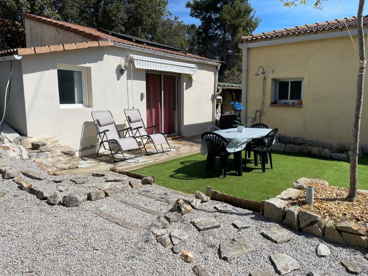 Proche Ajaccio Maisonnette Independante 4 Personnes Au Calme Alata Exterior foto